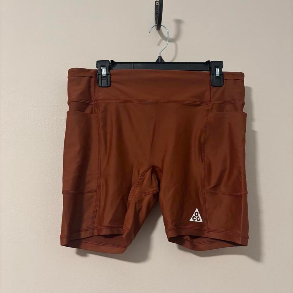 Nike acg dark orange biker